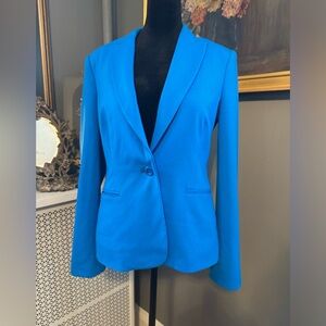 Lilly Pulitzer cerulean blue blazer sz small cobalt Palm Springs resort